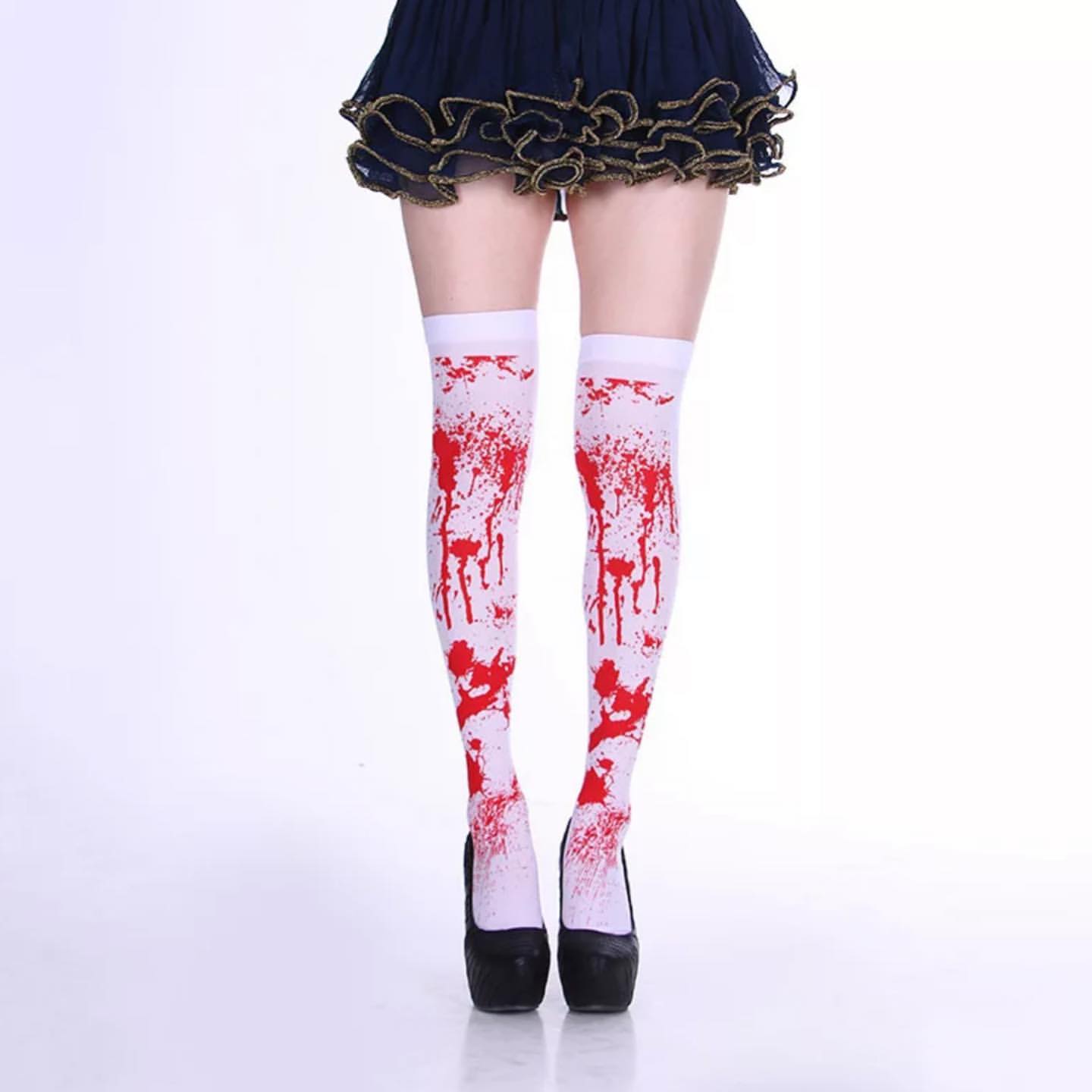 Halloween stockings blood